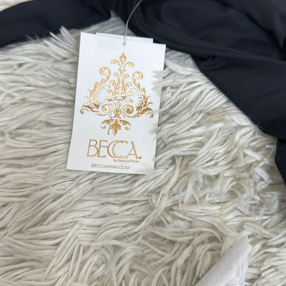 BECCA® by Rebecca Virtue Color Code Sadie Asymmetric One Piece Swimsuit - Picture 8 of 9